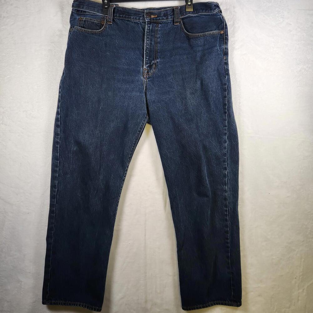 Lands End Traditional Fit Blue Jeans Size 40
